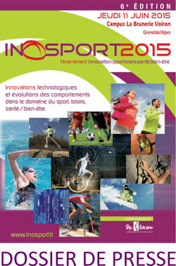 Dossier de presse - Inosport 2015