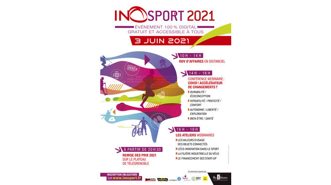 Inosport tiendra sa 12ème édition sous un format 100% digital le 3 juin 2021