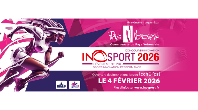 Ouverture des inscriptions au concours Inosport 2026 le 4 février lors du Tech & Fest